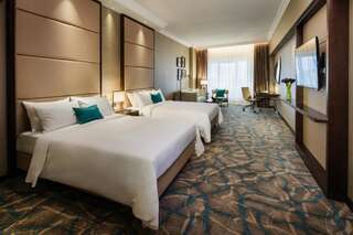 Отель JW Marriott Bucharest Grand Hotel Бухарест Представительский двухместный номер «Гранд» с 1 кроватью, право посещения представительского лаунжа-3